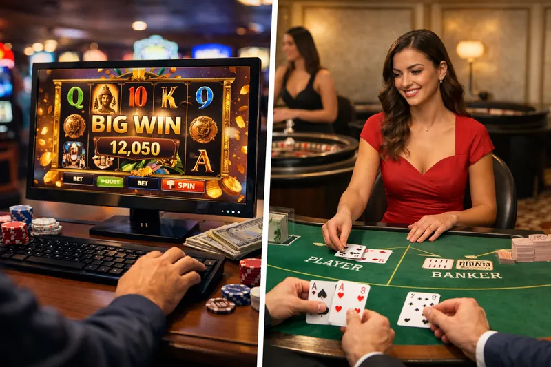 Slot live casino baccarat và game bài
