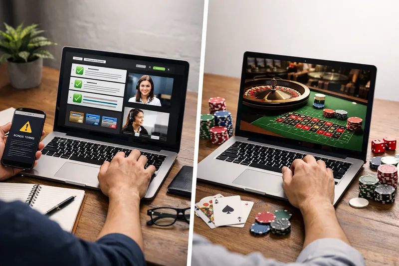 Các bước bắt đầu chơi casino online