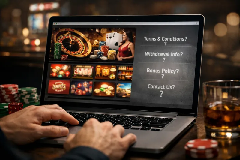 dấu hiệu casino thiếu minh bạch