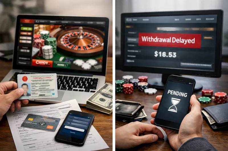 Rủi ro người chơi casino trực tuyến