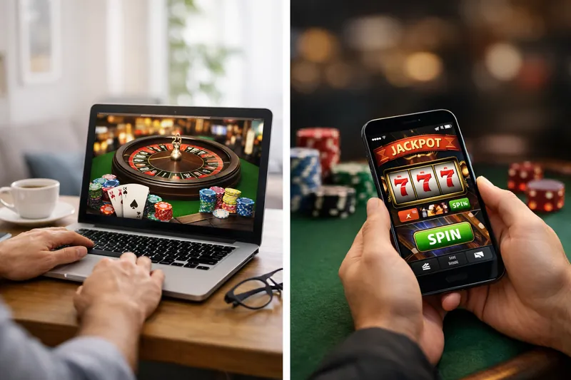 Casino web và ứng dụng di động