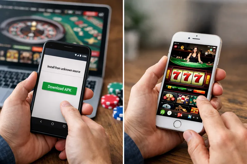Hướng dẫn chơi casino Android và iPhone