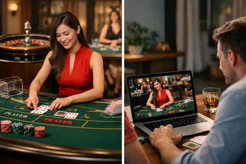Live casino với dealer trực tiếp