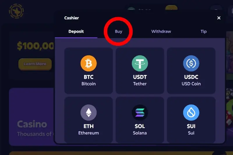 Phương thức nạp tiền bằng tiền điện tử