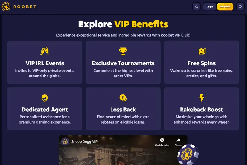 Ưu đãi VIP người chơi trung thành