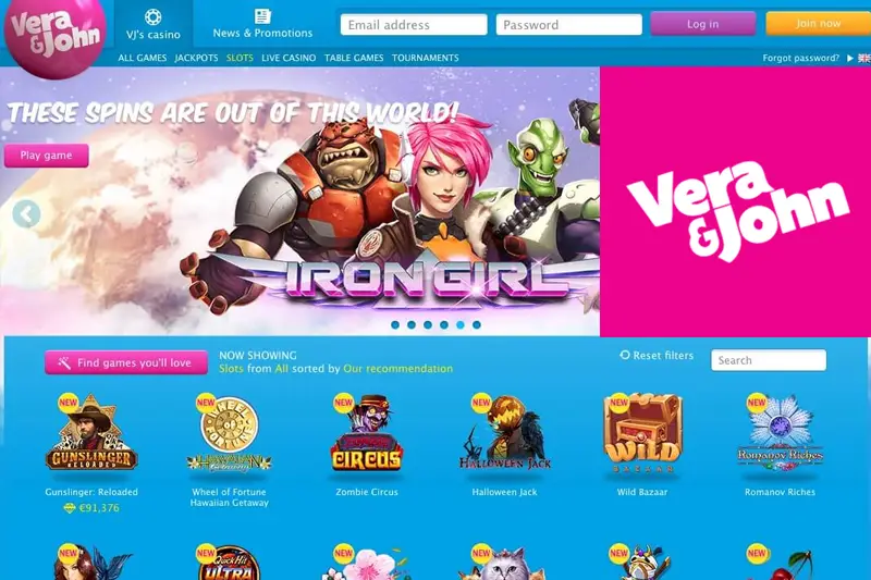 Đánh giá VeraJohn Casino 2026: bonus, game